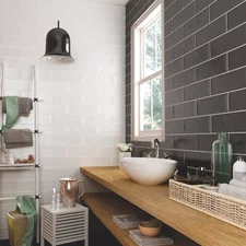 Obklad Brick Black 11x33,15 cm
