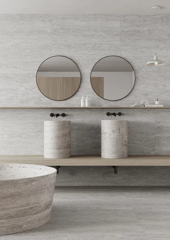 Obklad Deco Palatino Silver 32×62,5 cm
